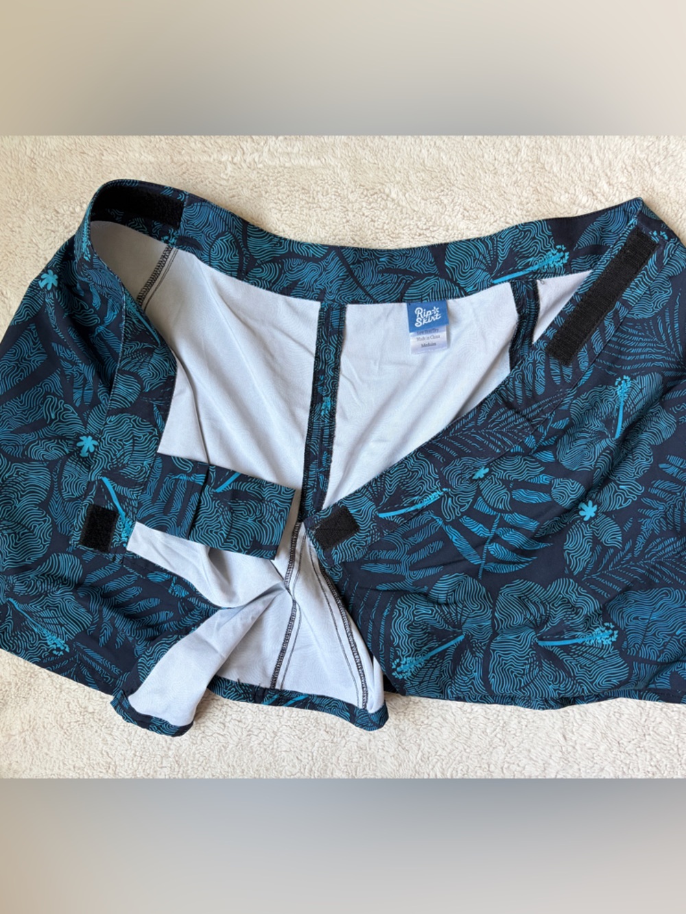 Ripskirt Hawaii Blue Tropical Skirt Women Size Medium - Picture 3 of 7